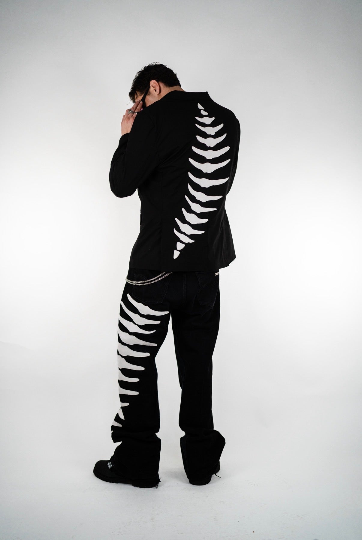 SKELETON LINE JEANS