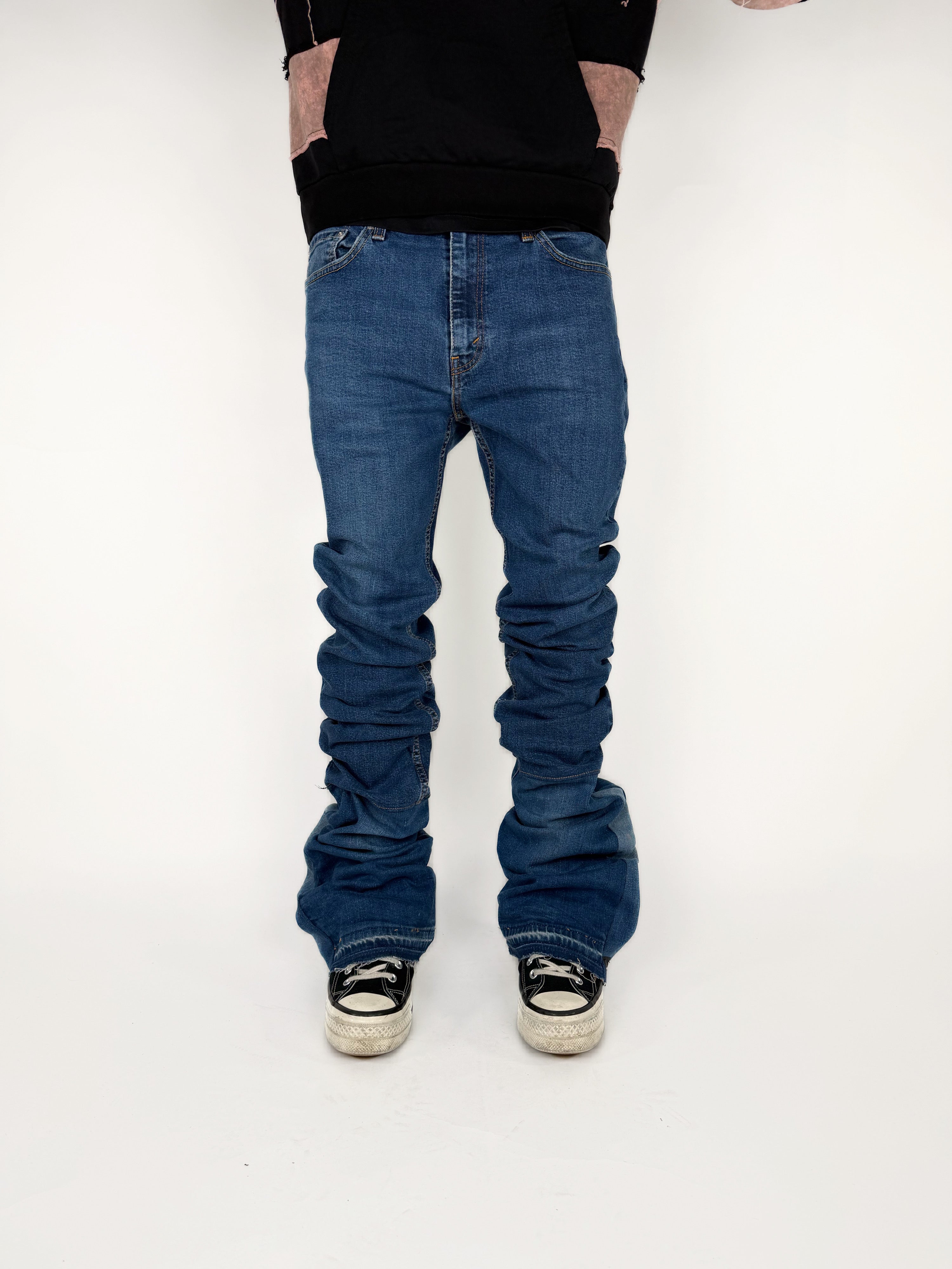 Stacked jeans