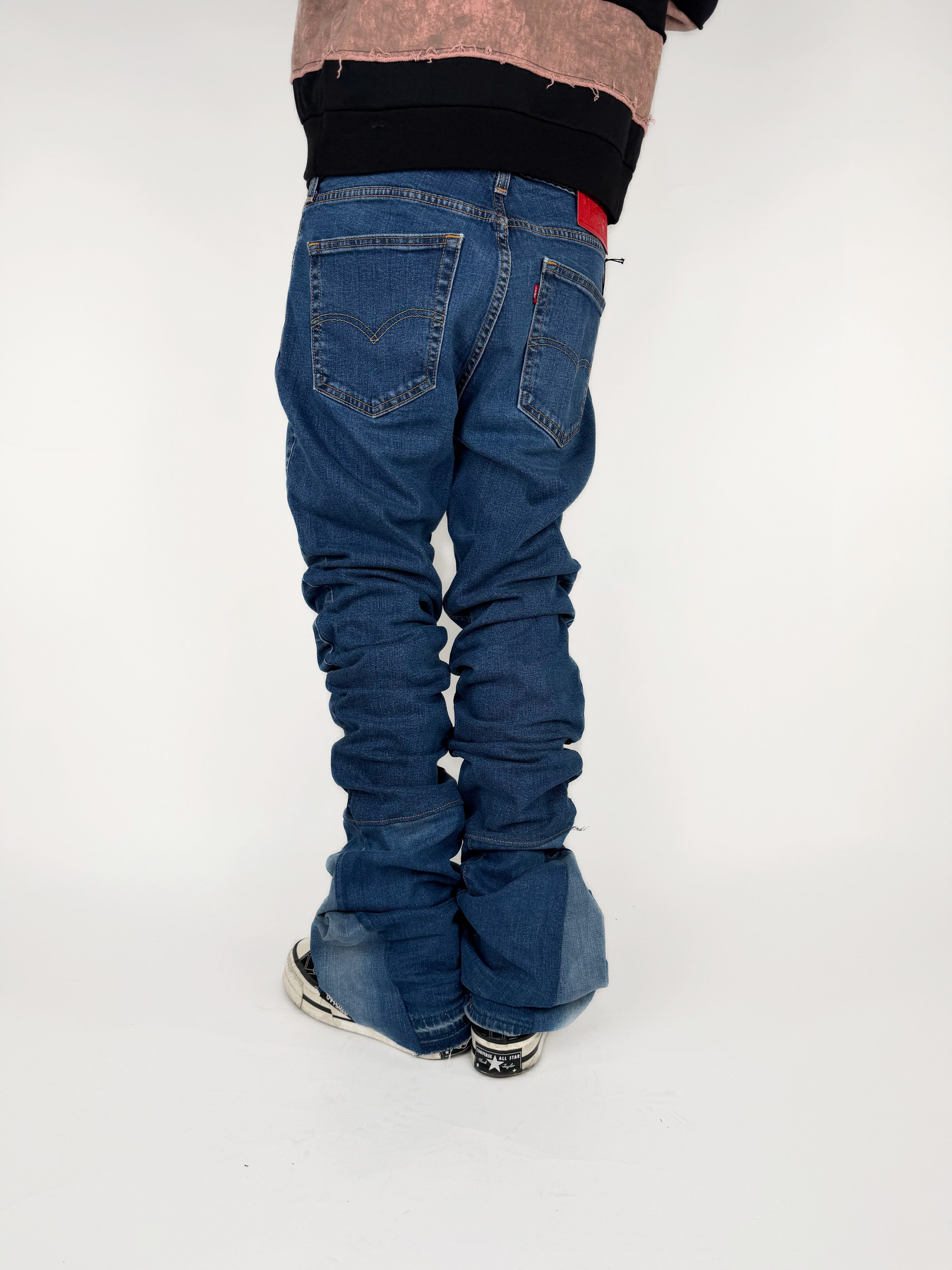 Stacked jeans