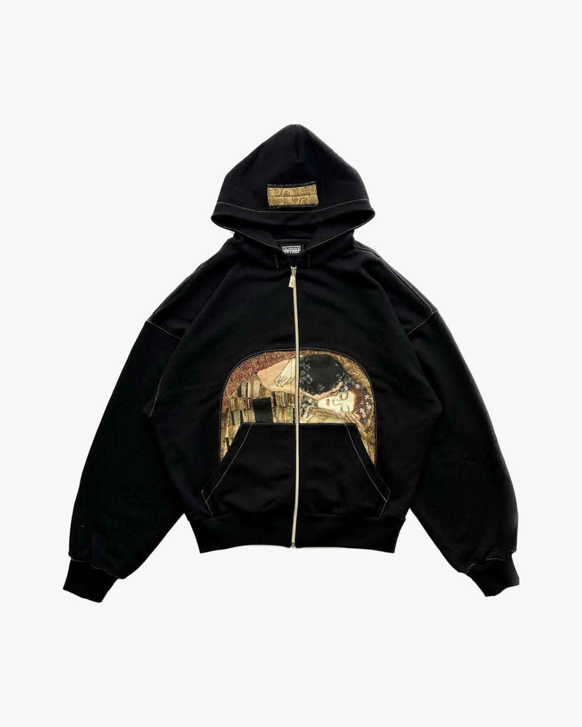 HOODIE KLIMT'S KISS BLACK
