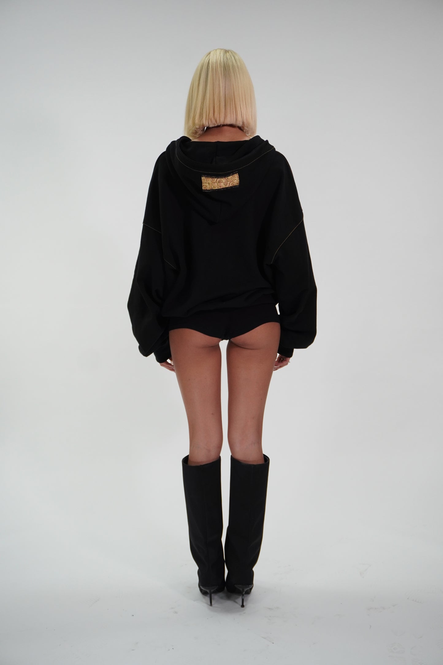 HOODIE KLIMT'S KISS BLACK