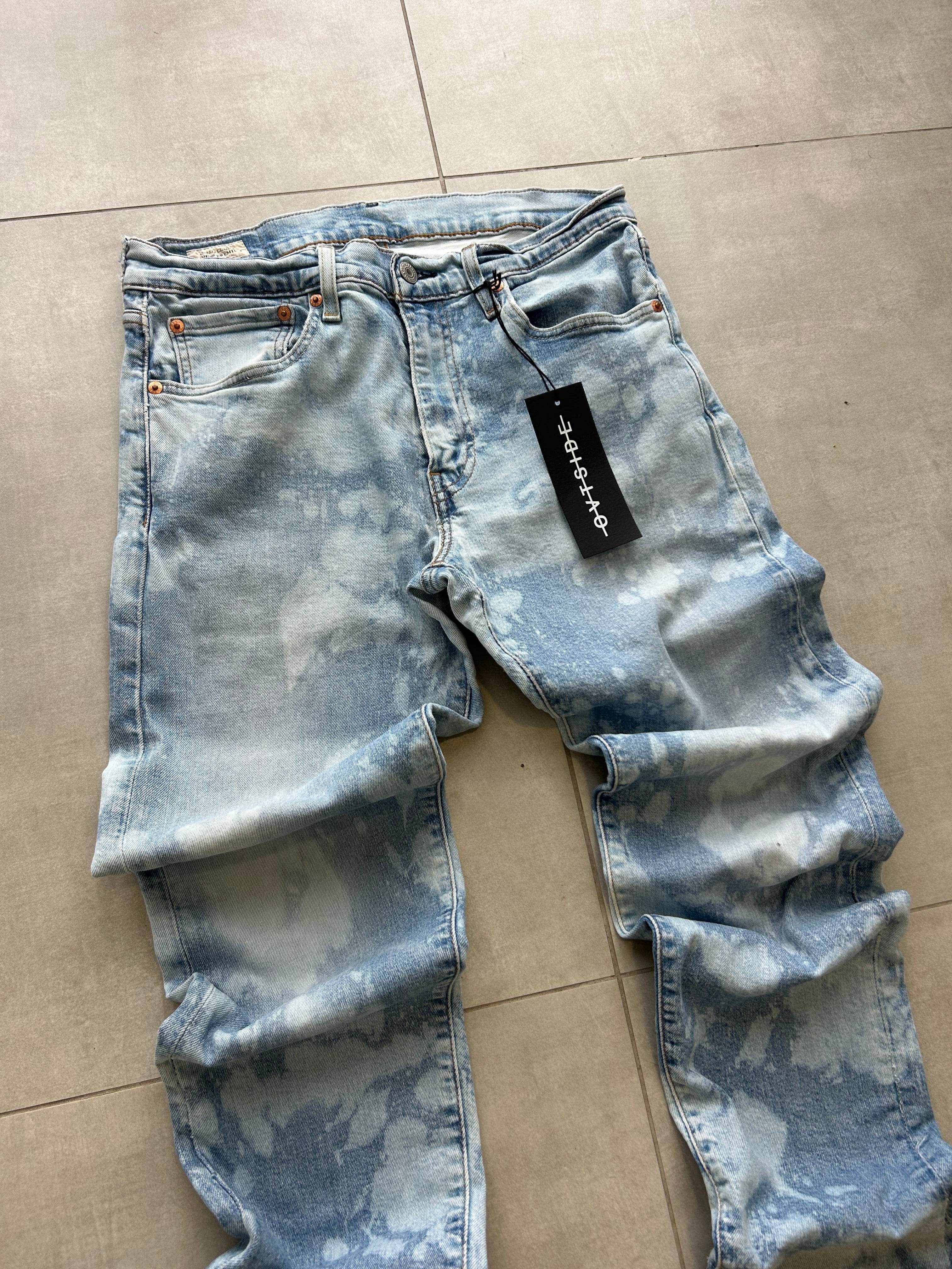 Stacked jeans