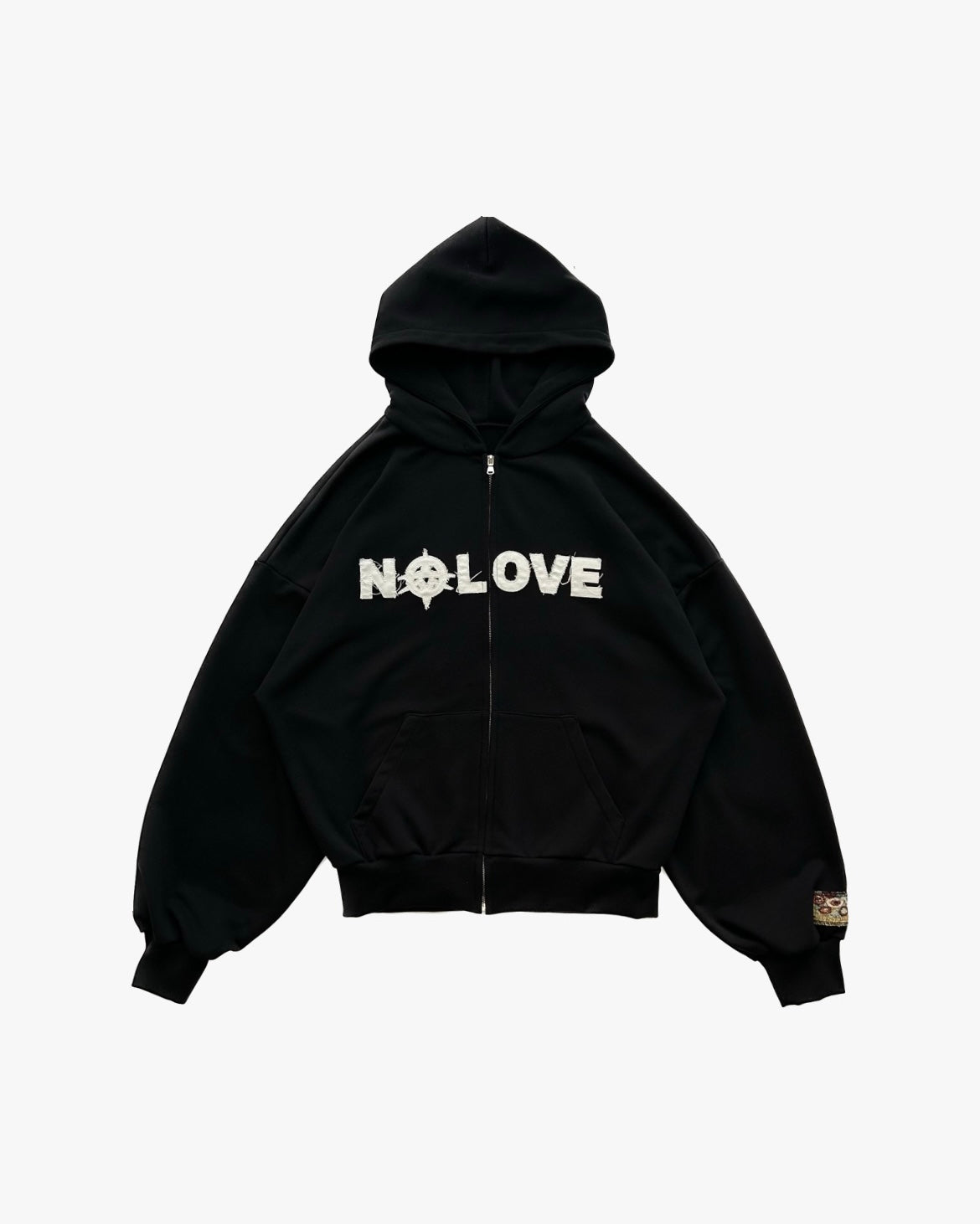 HOODIE NO LOVE BLACK