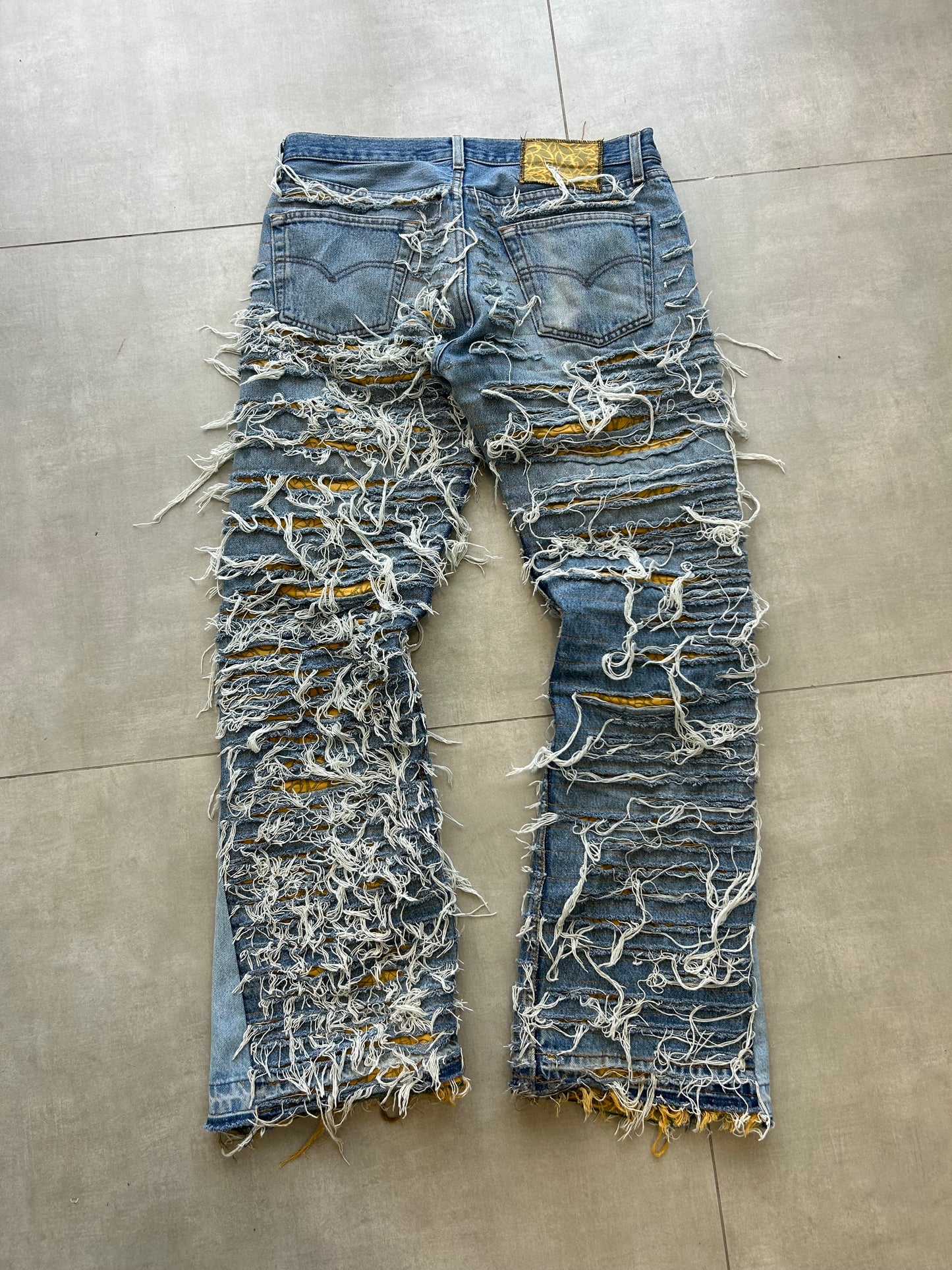Golden rift jeans