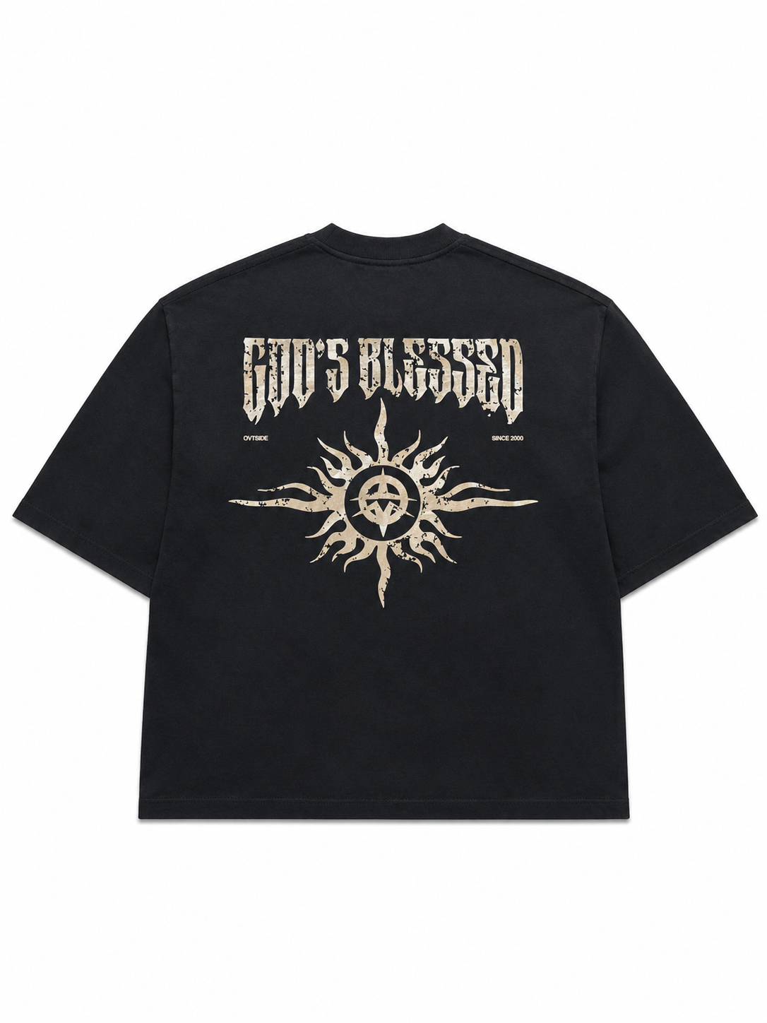 God's blessed black tee