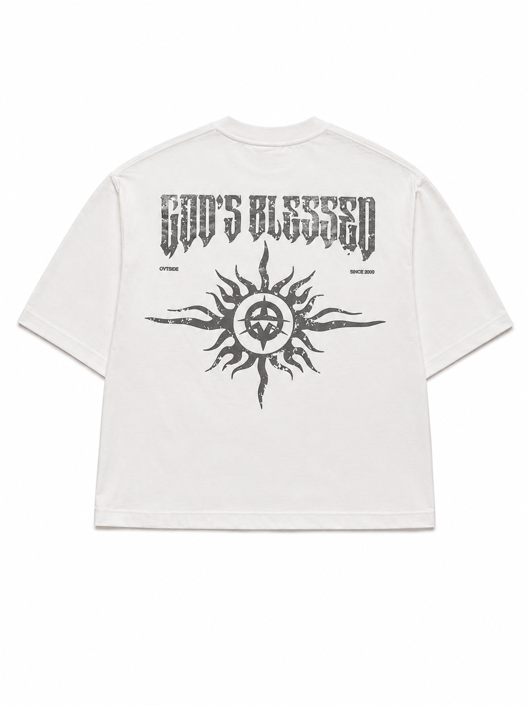 God's blessed white tee