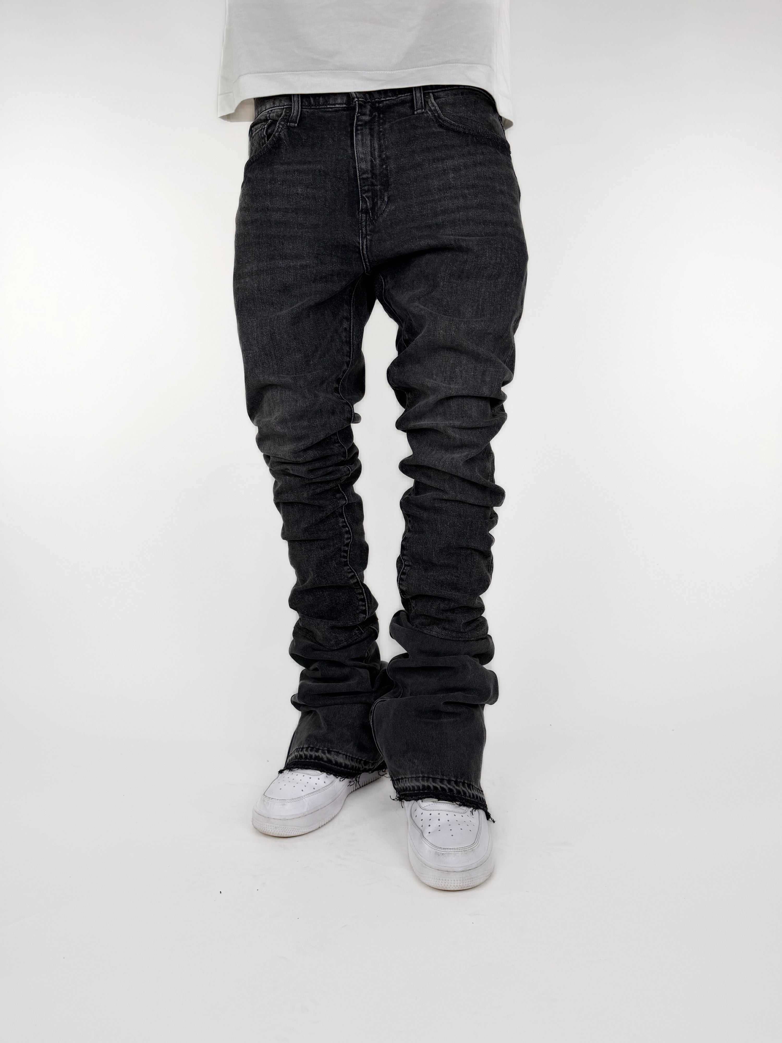 Stacked jeans