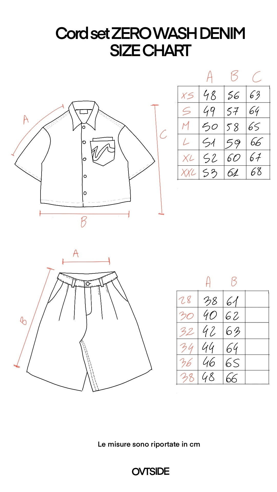 Zero-wash jorts