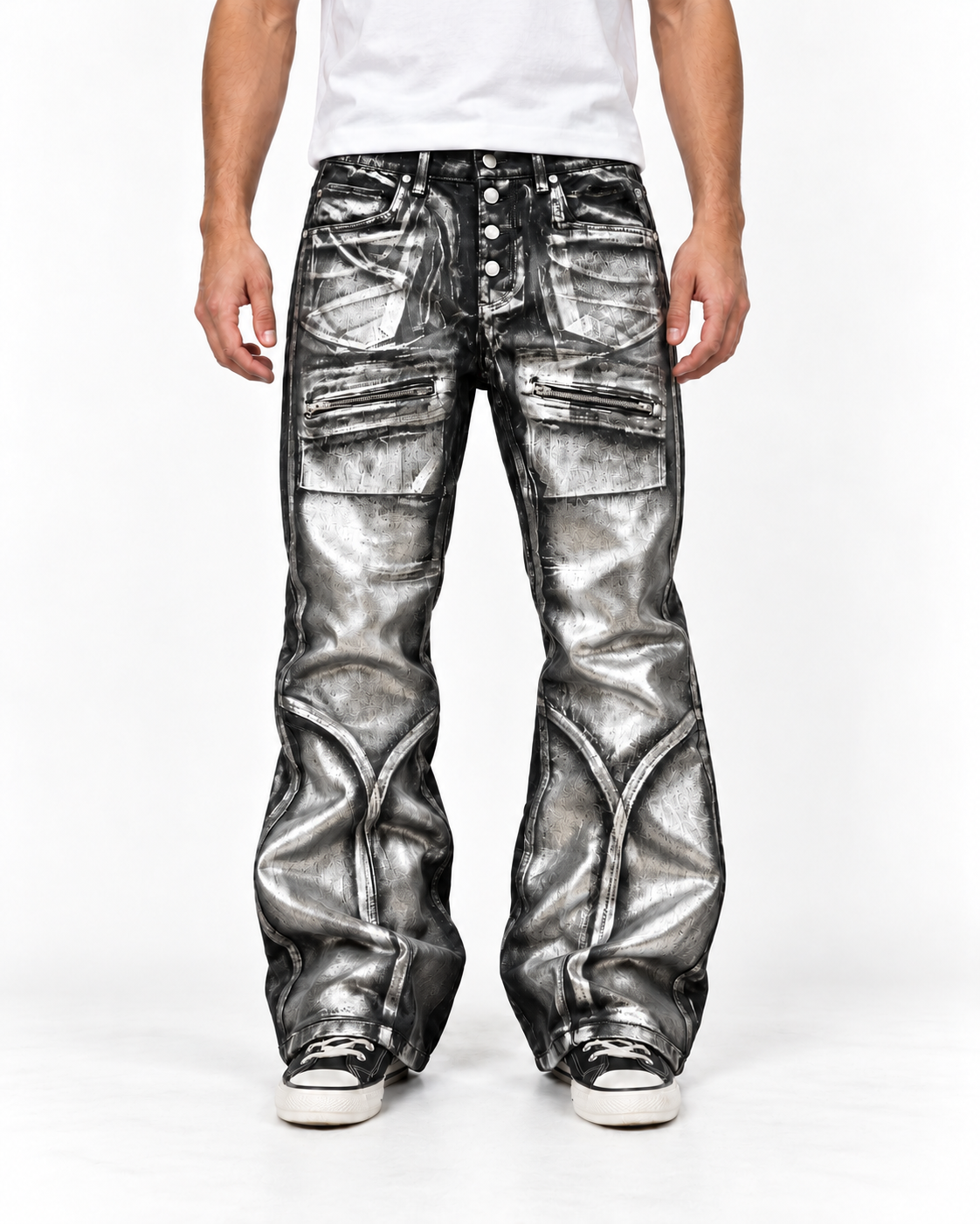 Zip Crome Denim