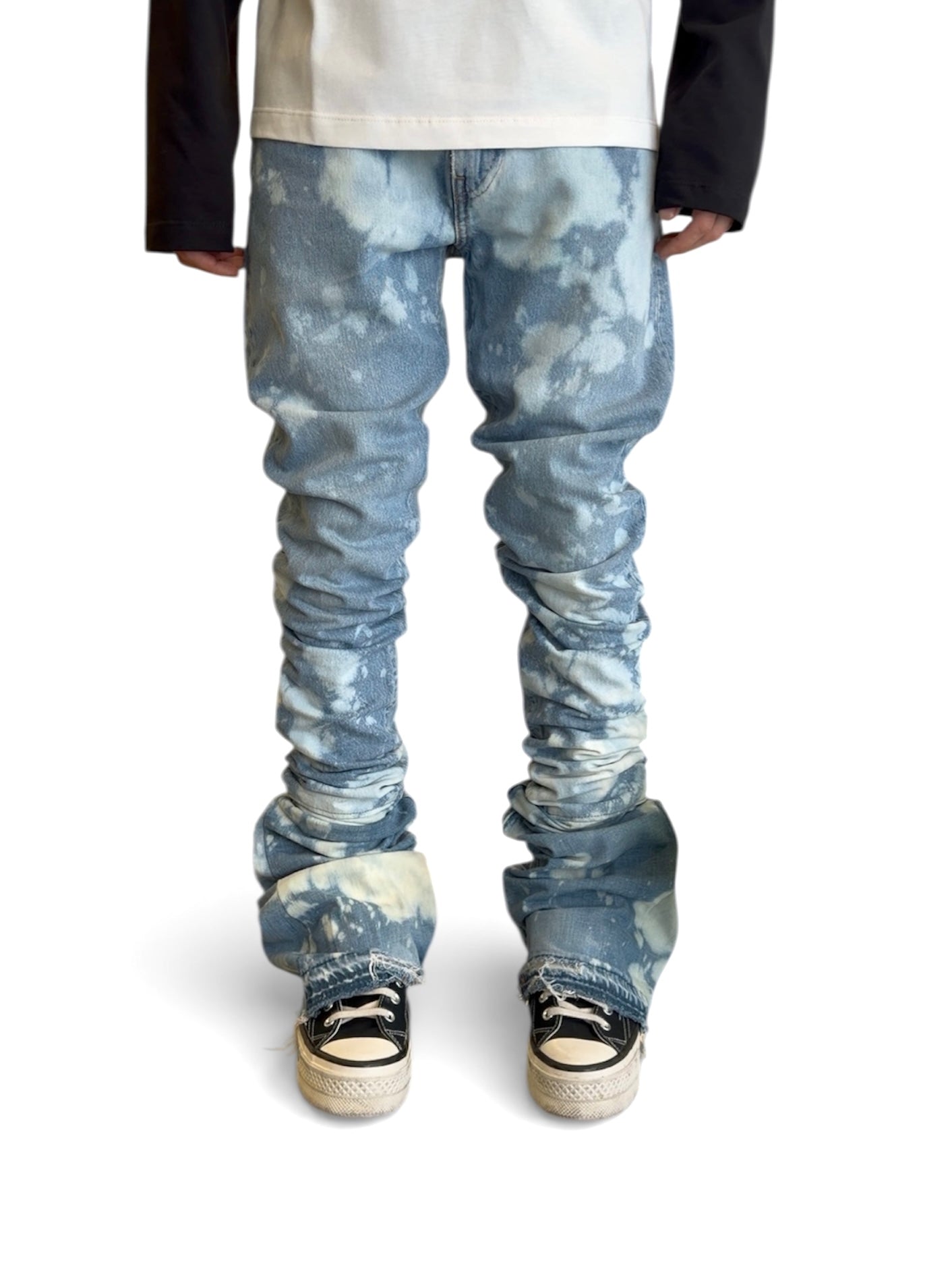 Stacked jeans