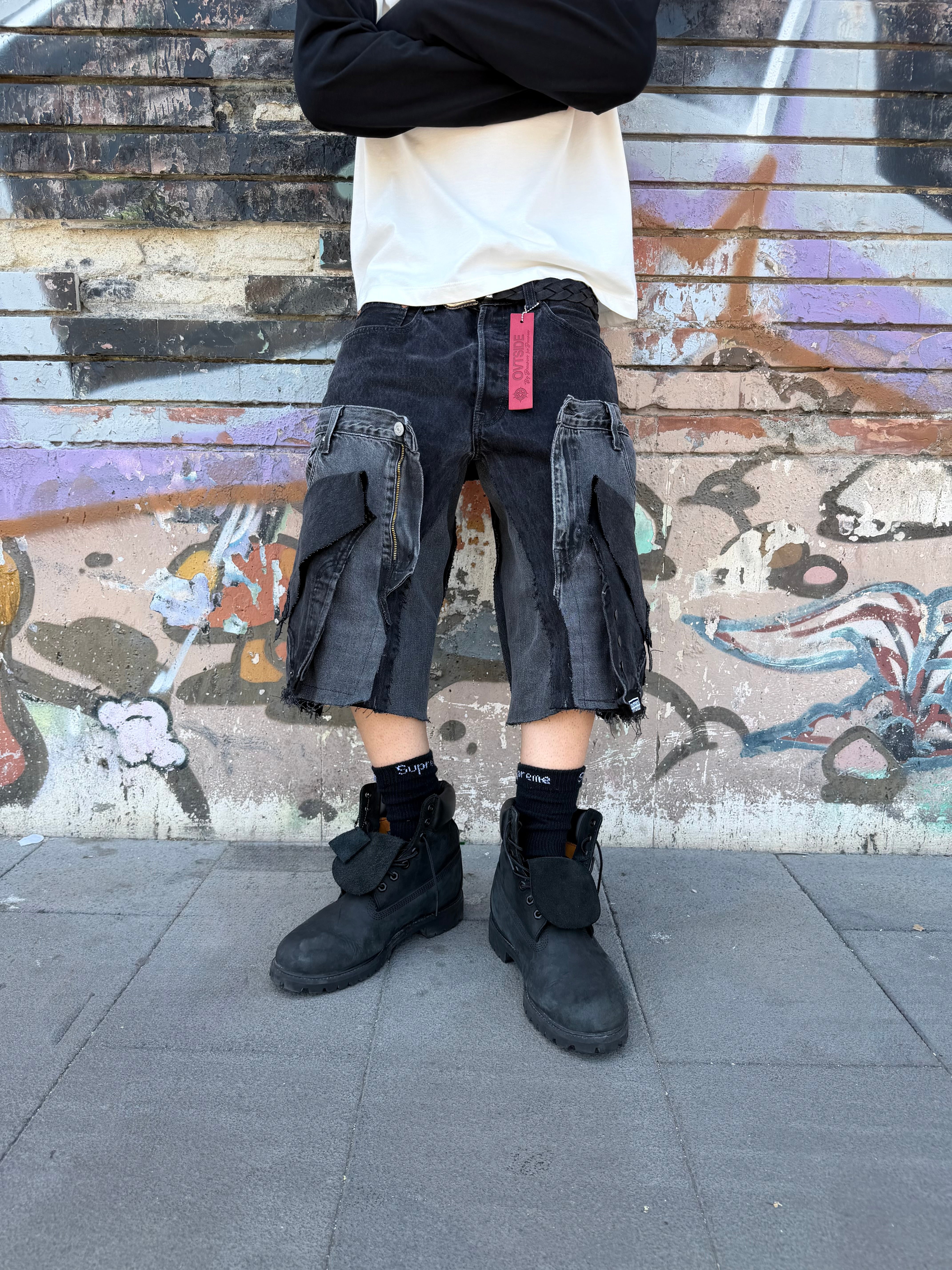 TRIPLE D SHORTS black