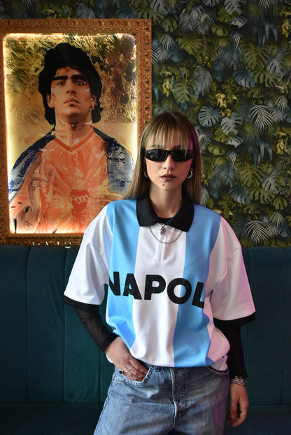 Polo jersey NA Azzurra