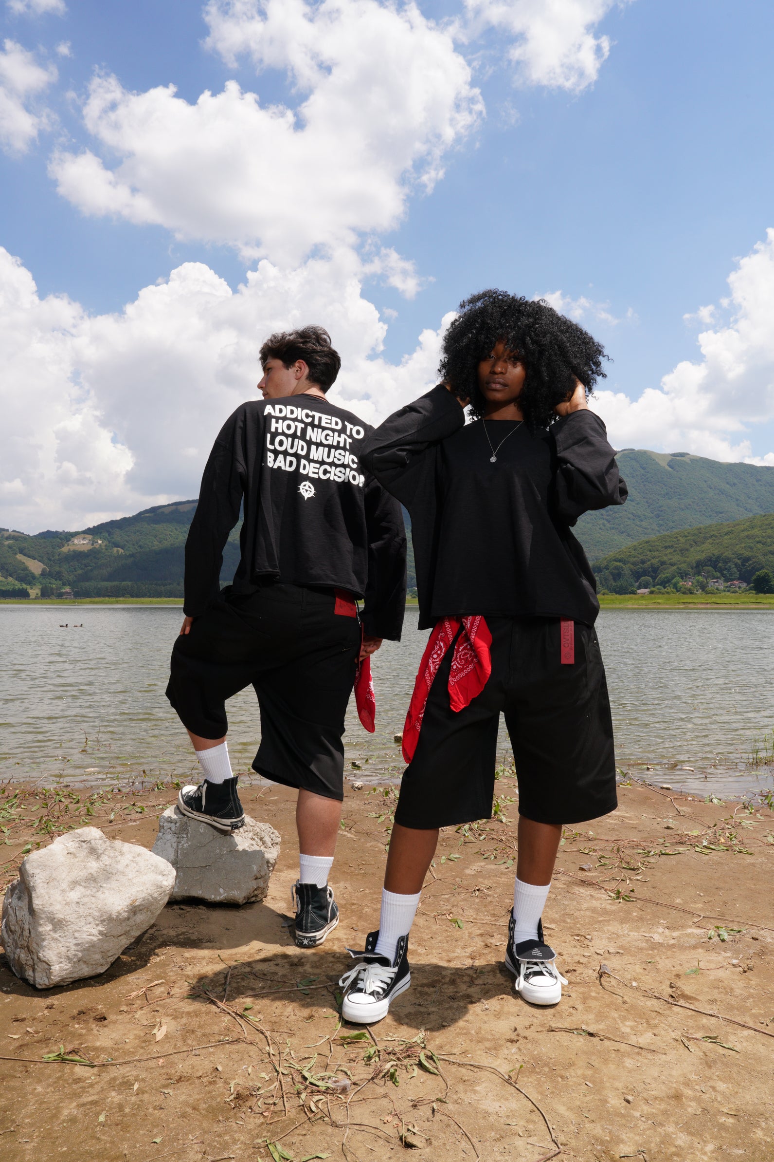 Summer slub longsleeve black