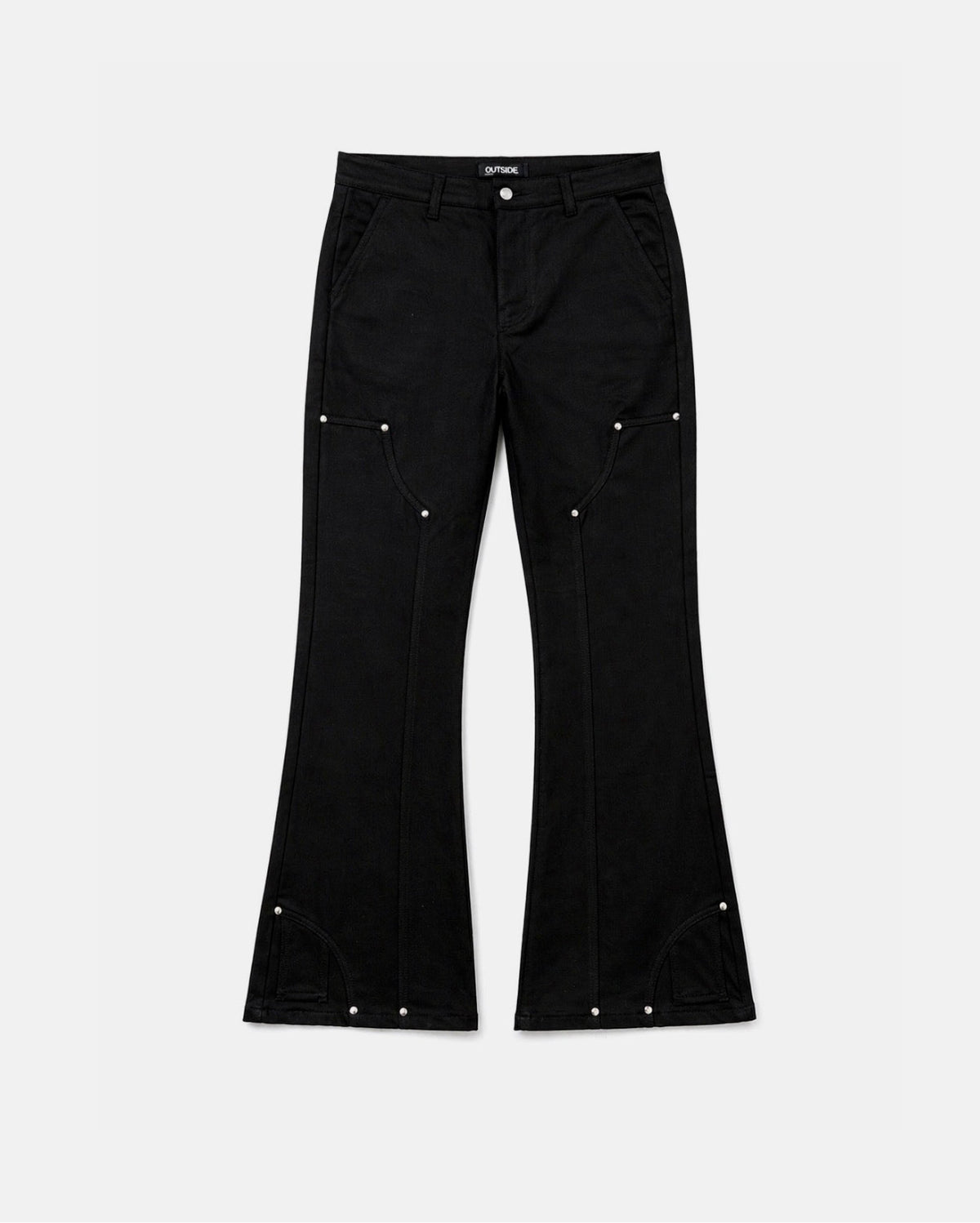 Obsidian Black raw denim