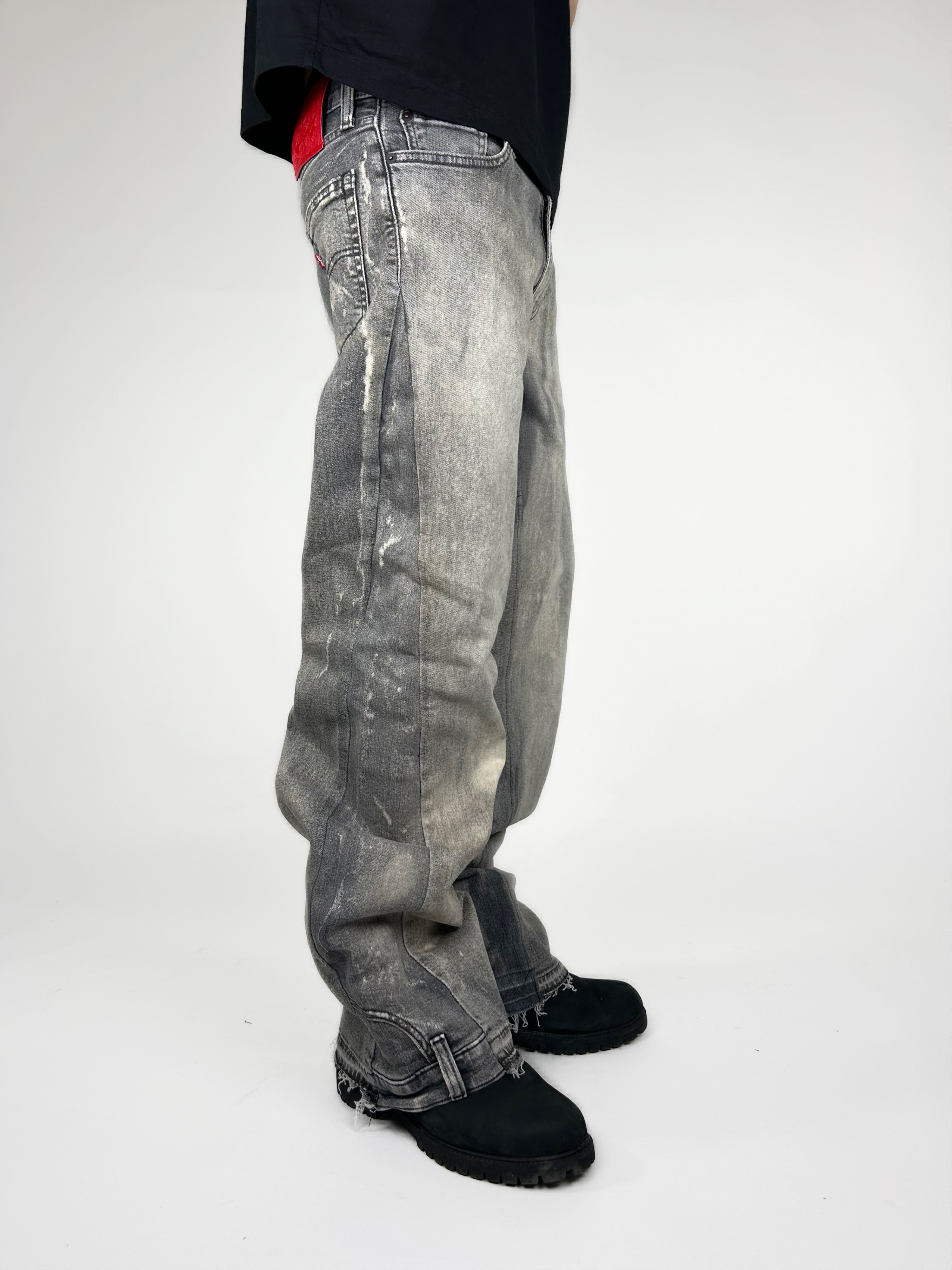 EXTRA FLARED STONE GRAY