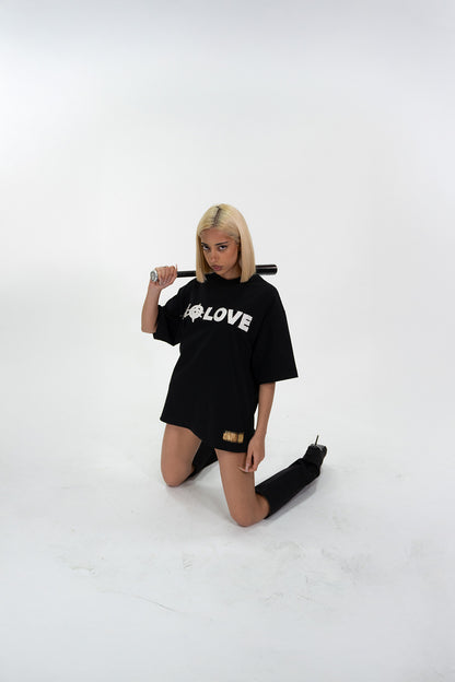 TEE NO LOVE BLACK