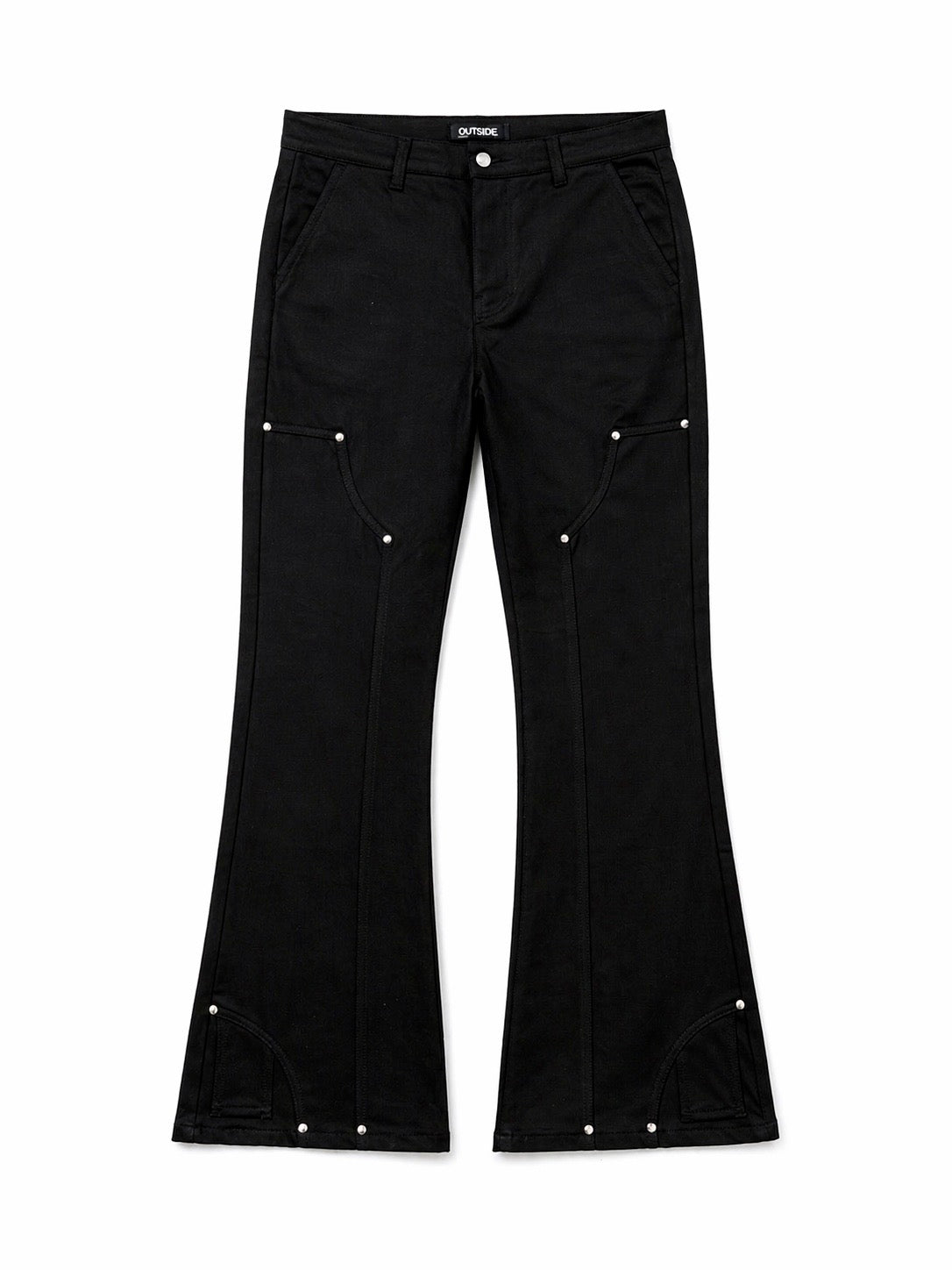 Obsidian Black raw denim