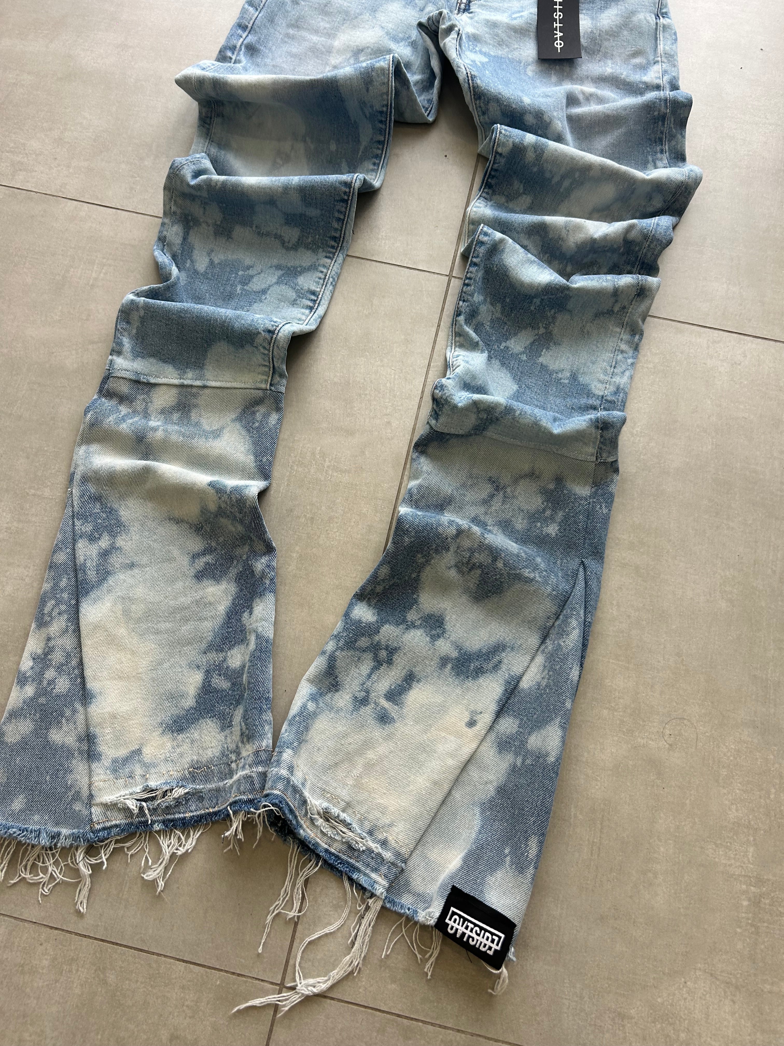 Stacked jeans