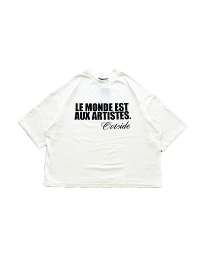 TEE aux ARTISTES white