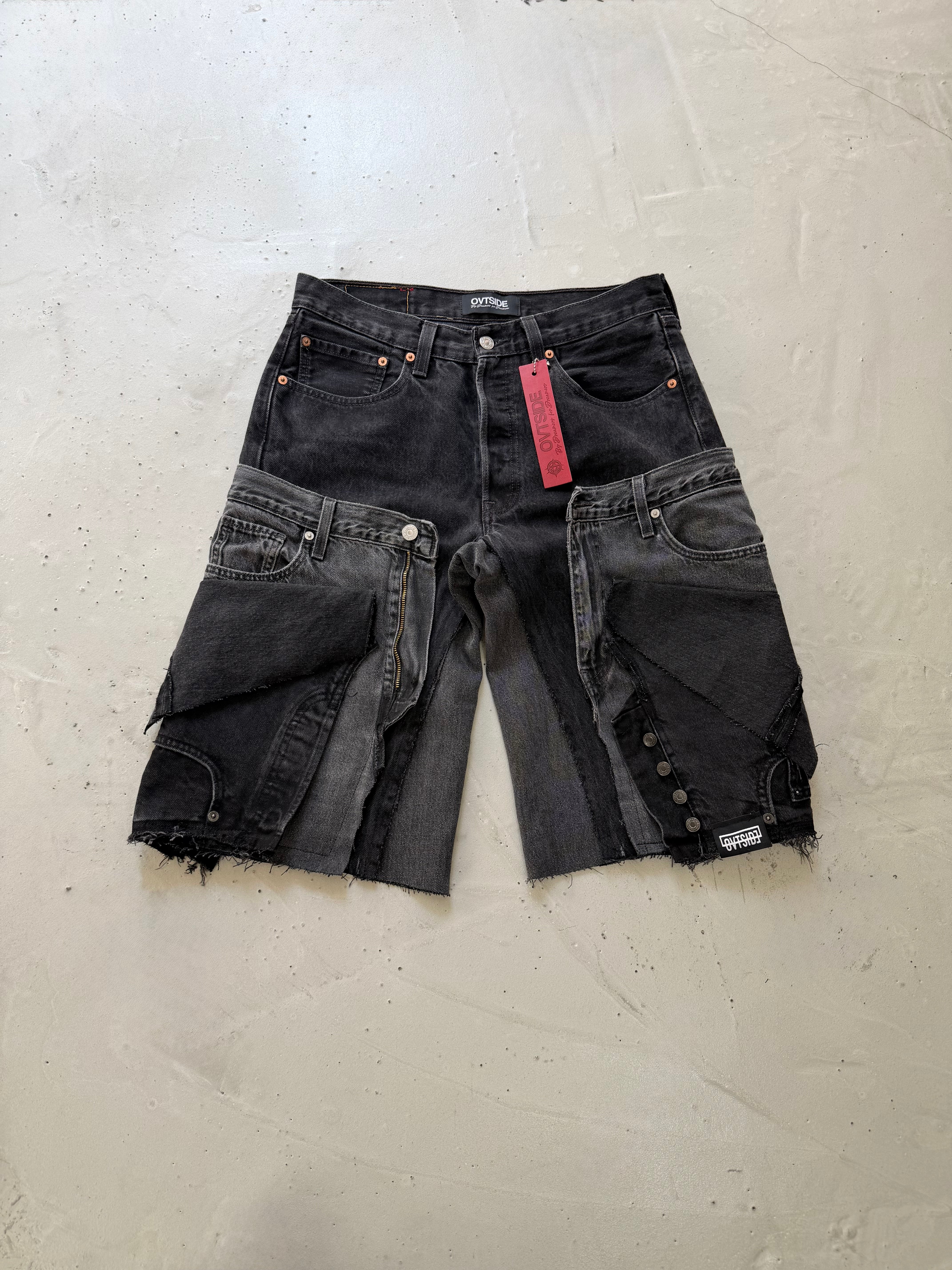 TRIPLE D SHORTS black