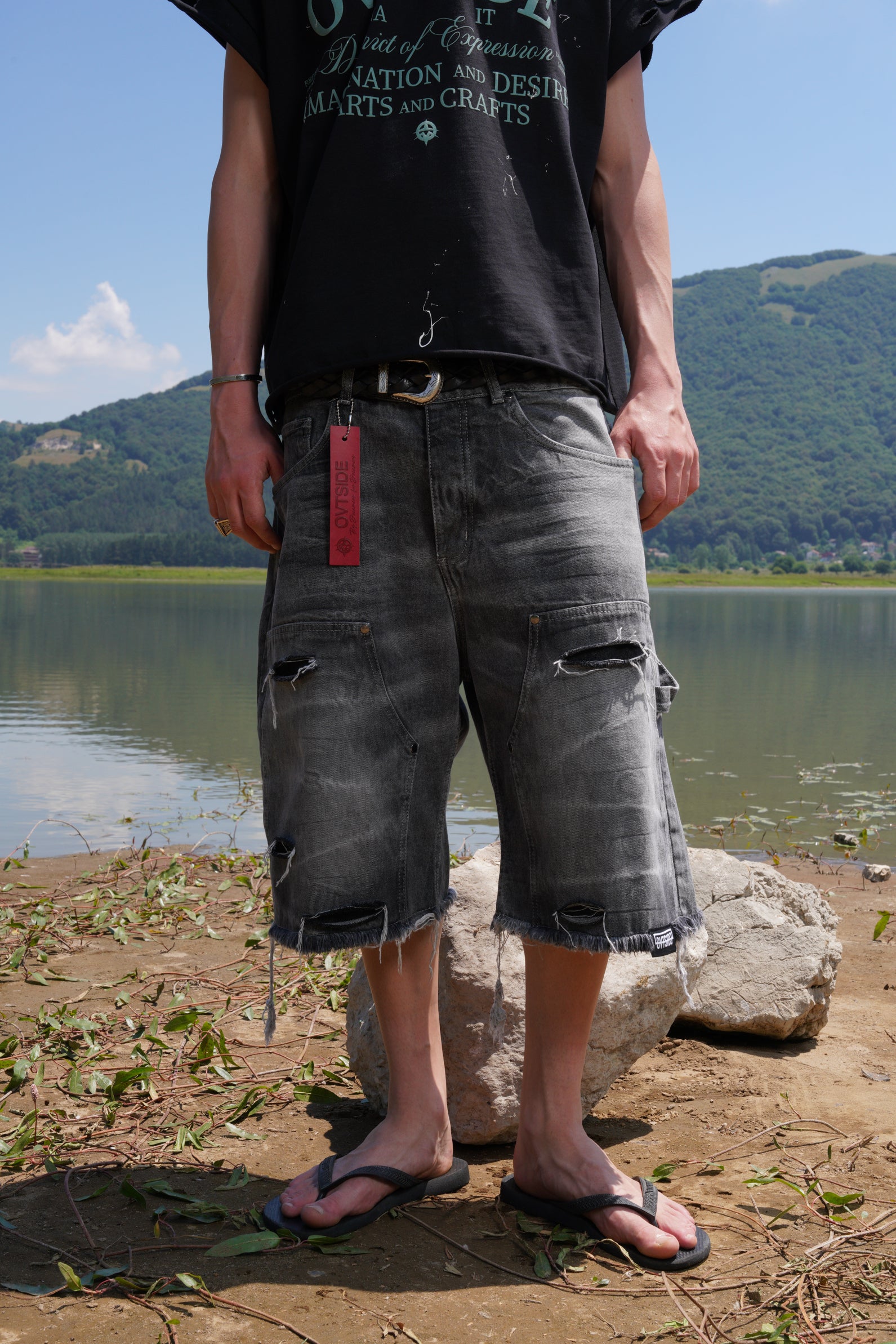 CARPENTER SHORTS gray