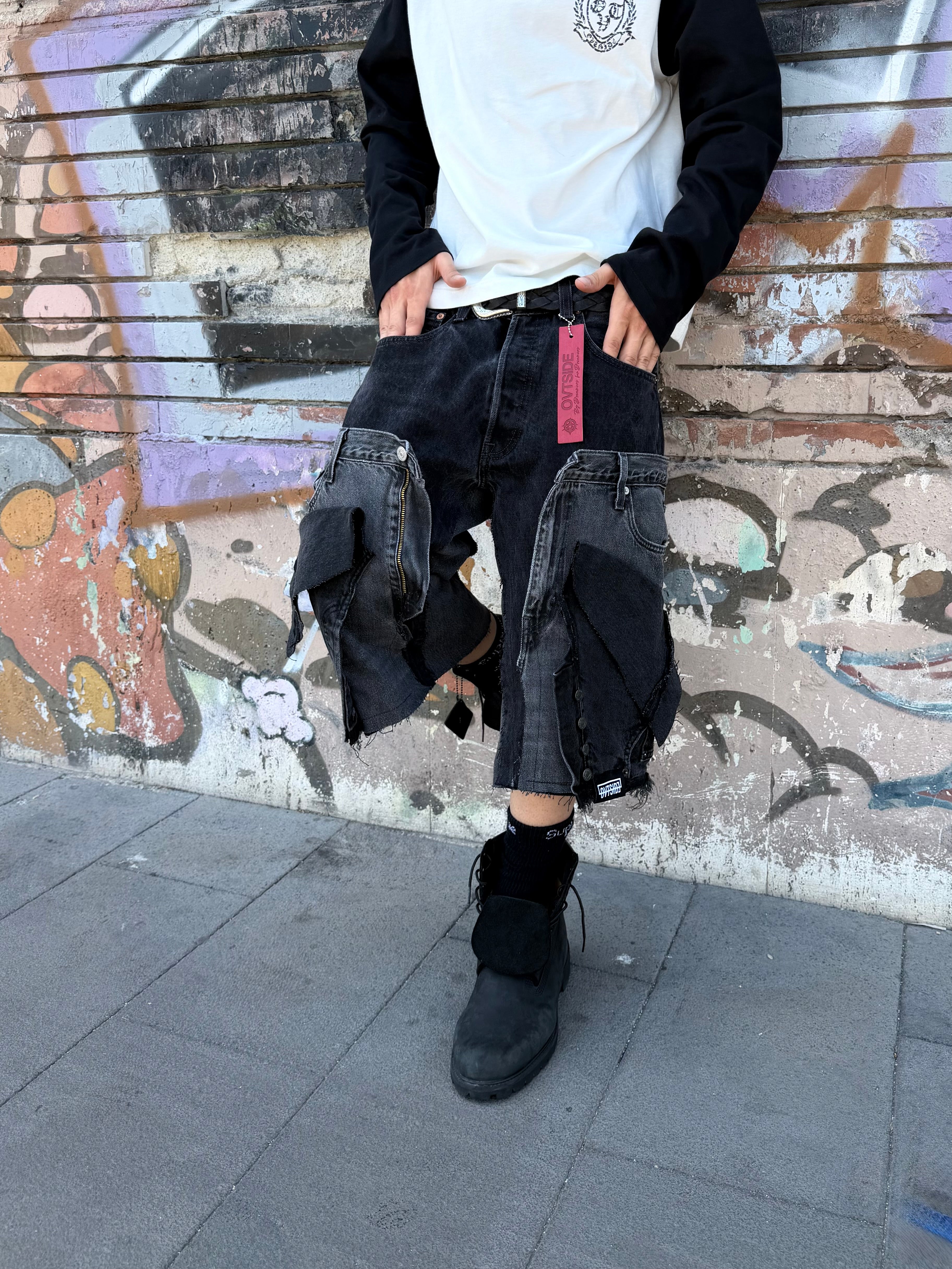 TRIPLE D SHORTS black