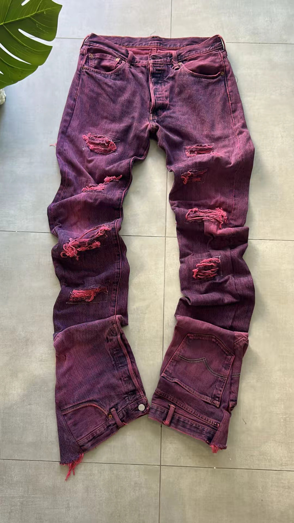 Flame jeans