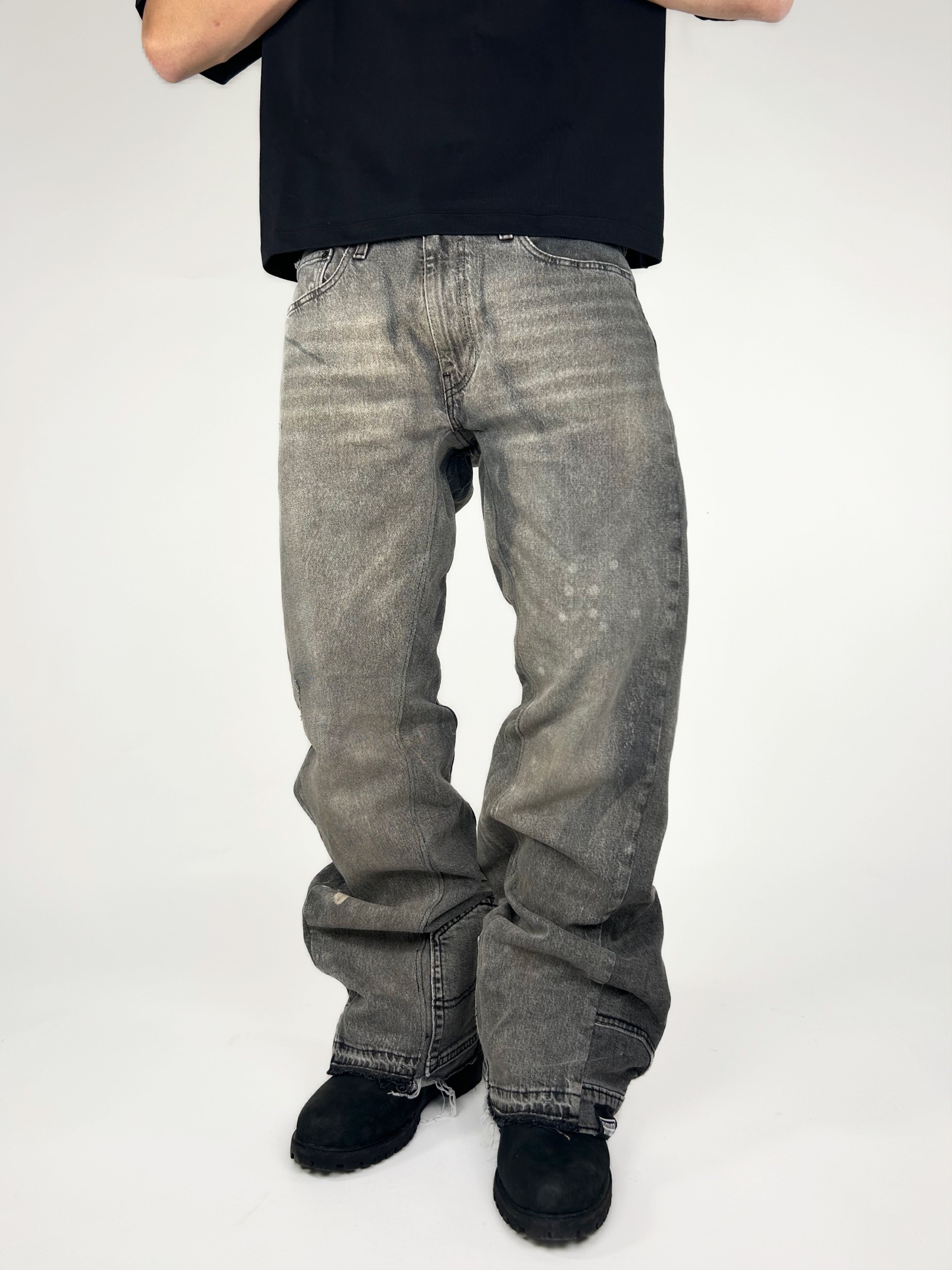 EXTRA FLARED STONE GRAY