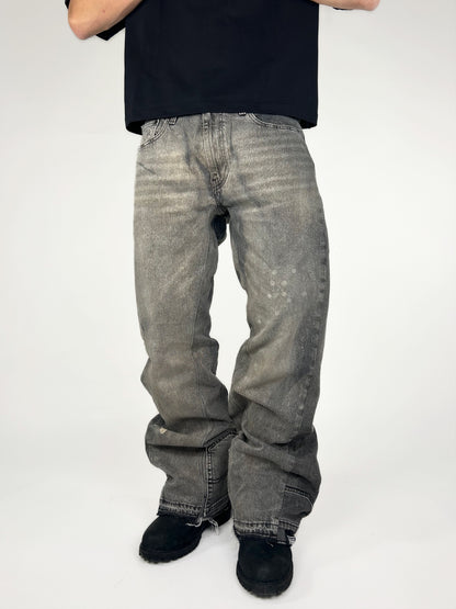 EXTRA FLARED STONE GRAY