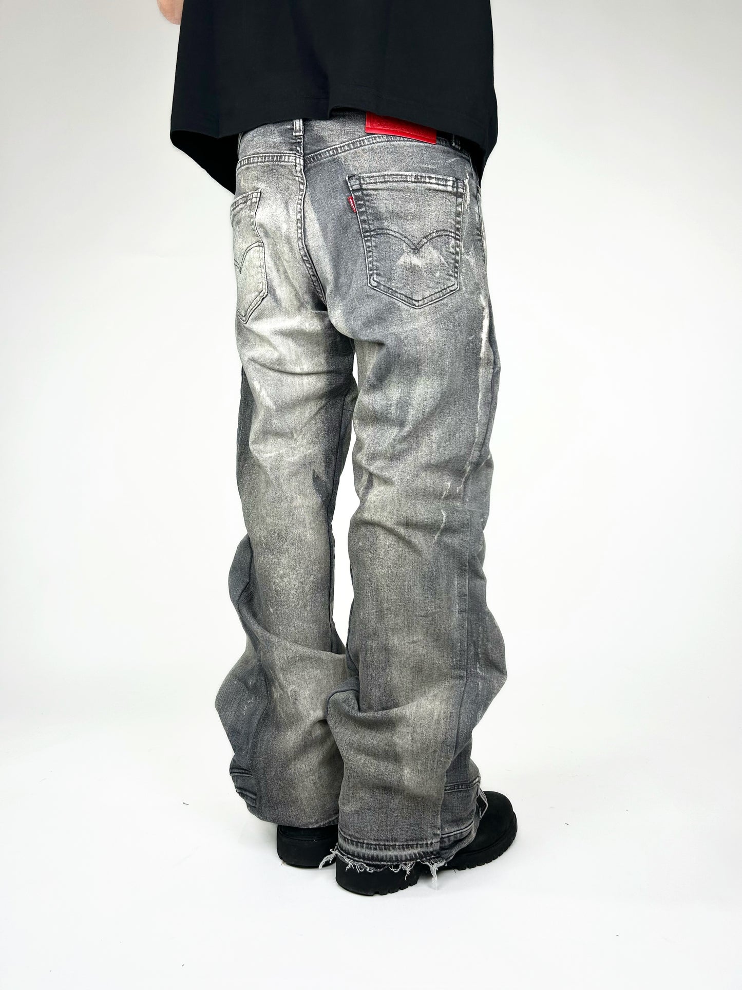 EXTRA FLARED STONE GRAY