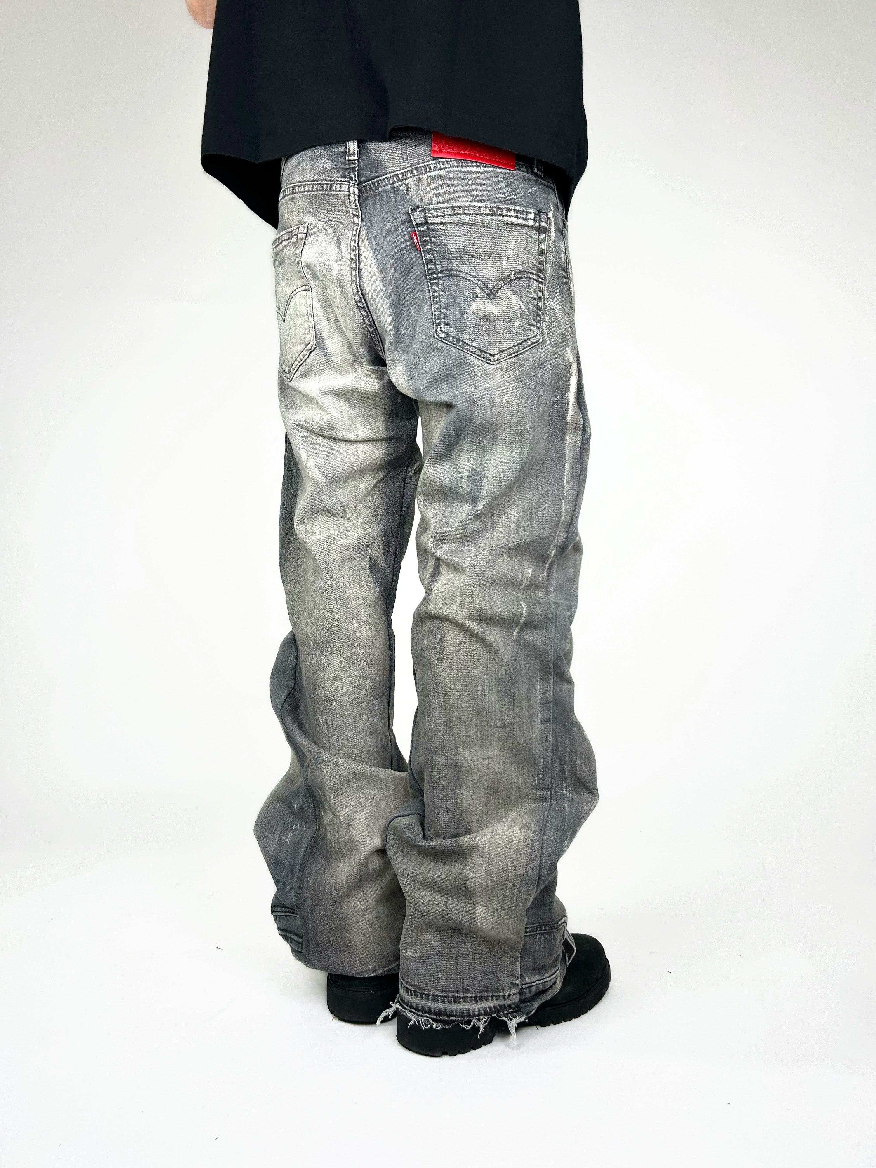 EXTRA FLARED STONE GRAY