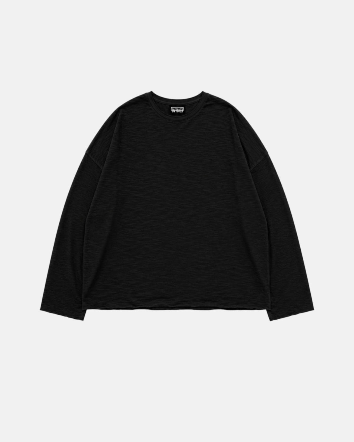 Summer slub longsleeve black