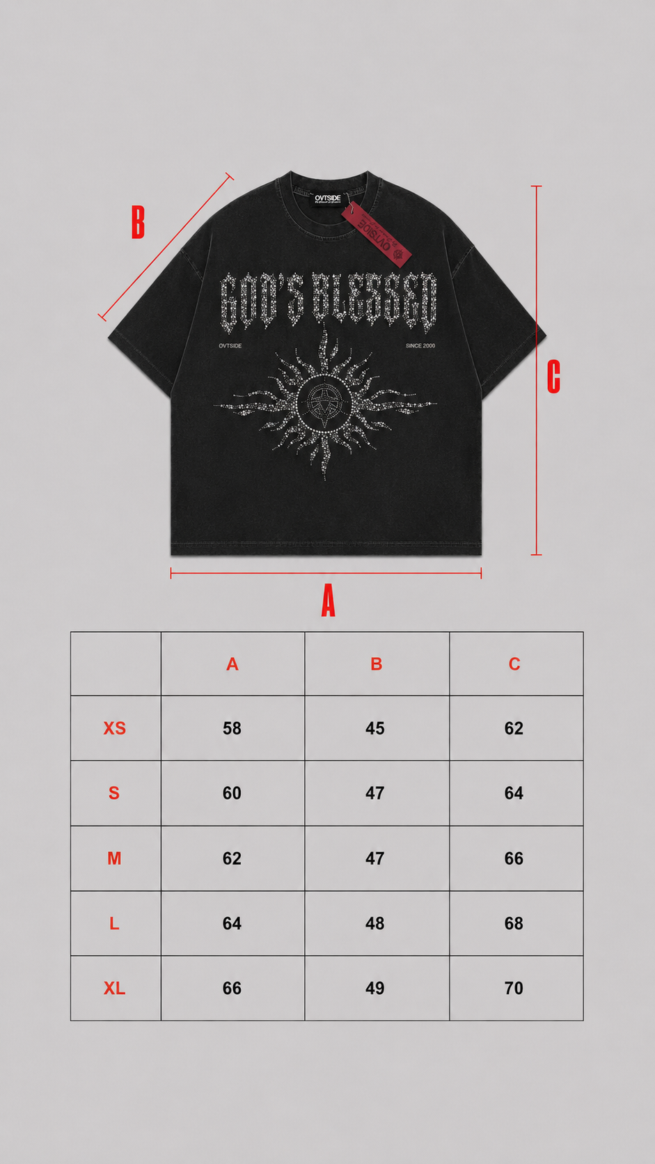 God's Bless Star tee