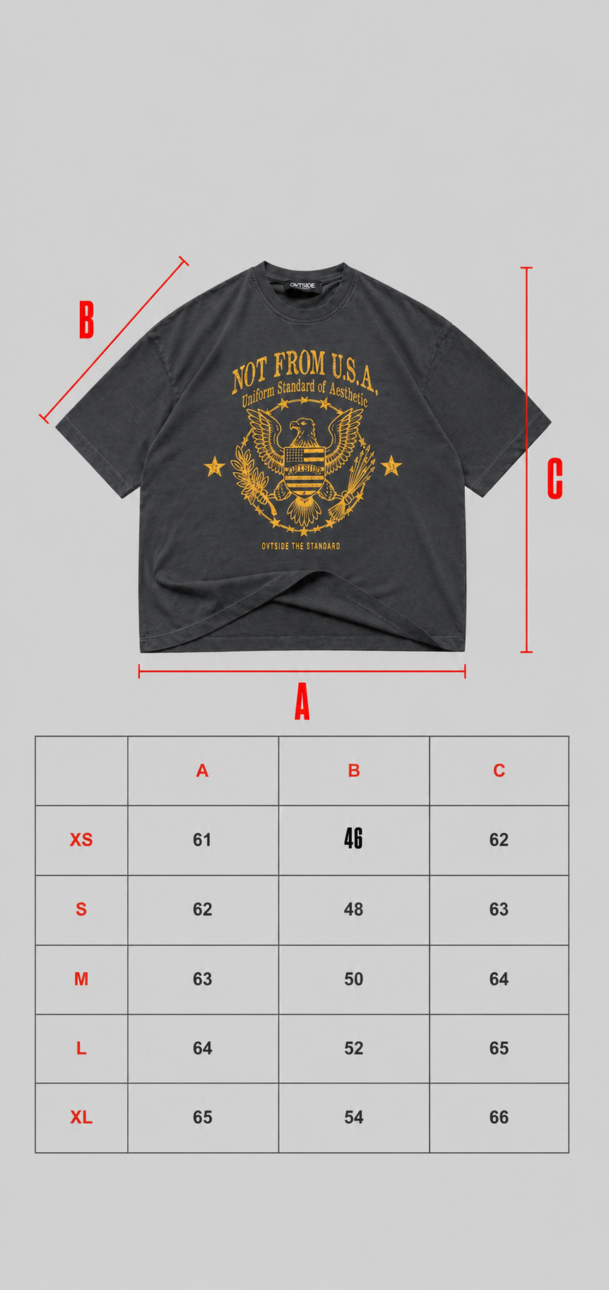 Not from U.S.A. Bullet tee