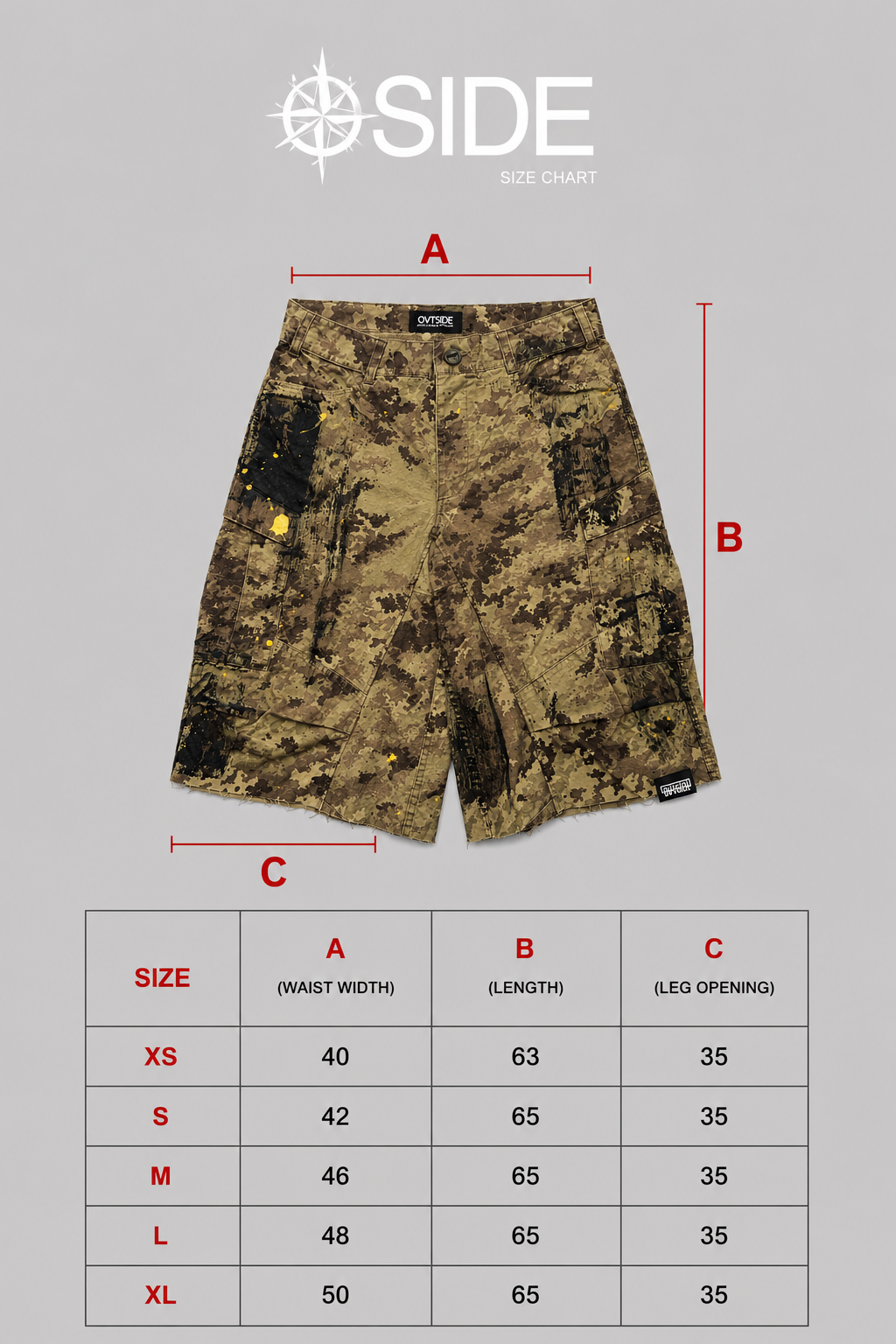 Military camo short