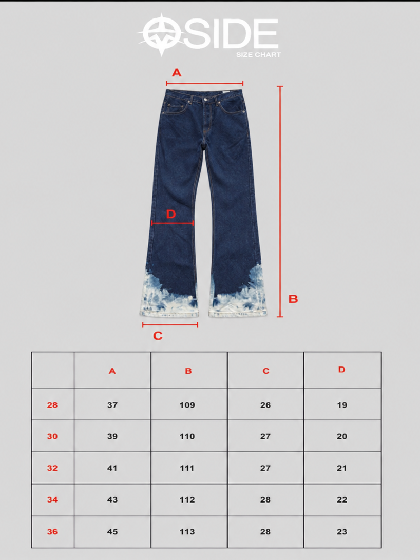WHITE FLAME DENIM