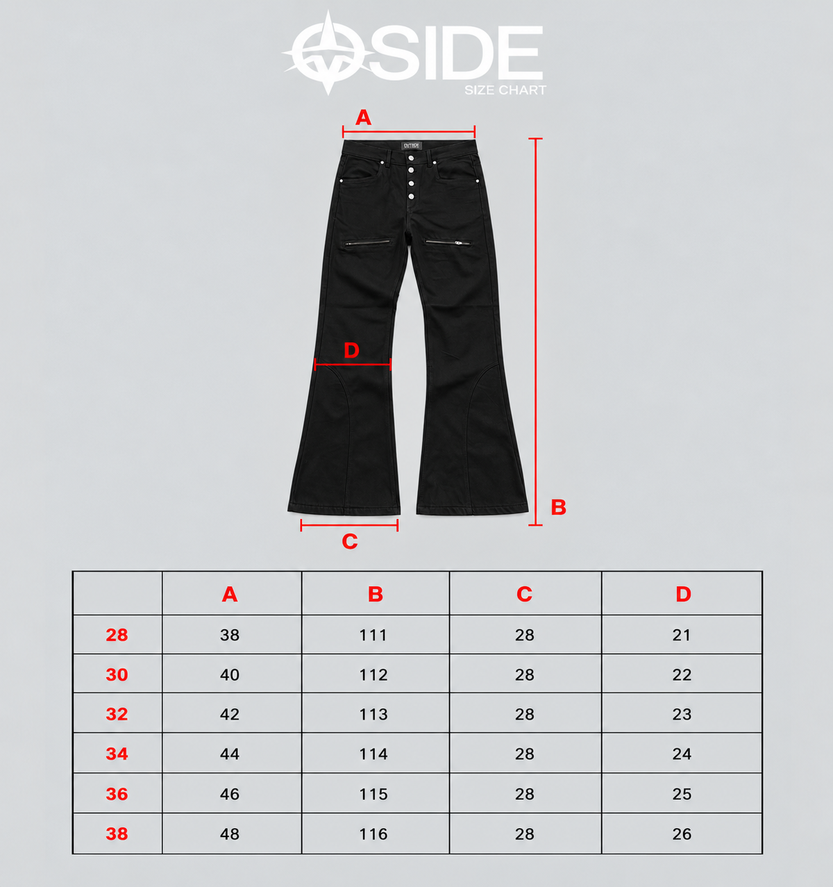 Zip Racing Denim