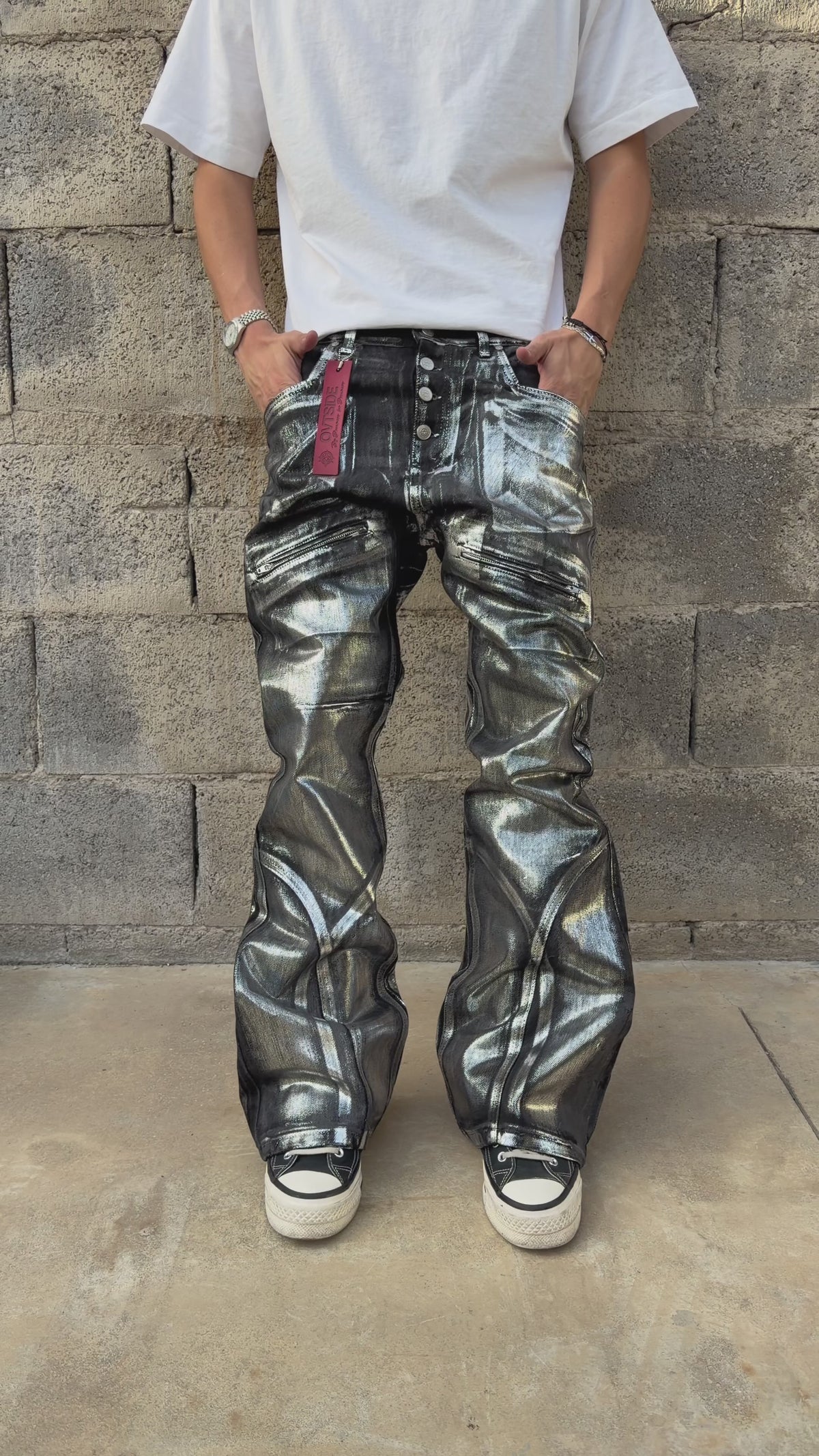 Zip Crome Denim